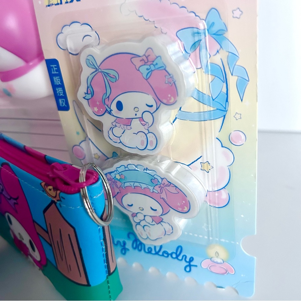🩷(MY321) My Melody Adorable 9-Piece Fuzzy Journal Bundle! - Picture 5 of 7